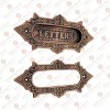 "Small Letters" Brass Letter Plate  